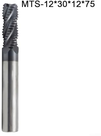 Fresa per sgrossatura in metallo duro con 4 denti, rivestimento AlTiN per resistenza all'ossidazione e stabilità dei bordi, adatta per acciaio, rame, alluminio e plastica (12 mm)