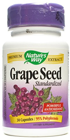 NATURES WAY, GRAPE SEED EXTRACT, STANDARIDZED, 30 CT