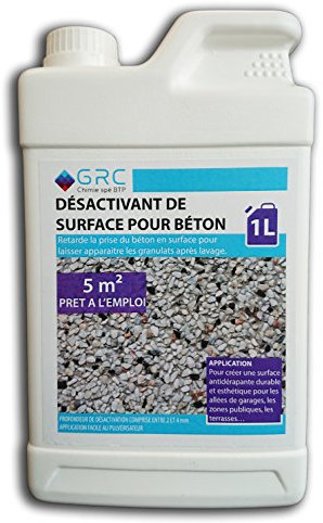 GRC - Désactivant de surface pour béton lavé de 2 à 4 mm, 1L
