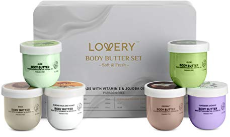 Whipped Body Butter Scented Body Lotion Set - 36oz Beauty Skin Care Set for Women, Shea Butter Lotion Moisturizing Cream, Mom Birthday Gift Box, Self Care Package