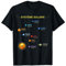 TEE-SHIRT CADEAU SYSTÈME SOLAIRE pour geeks De L'Espace T-Shirt