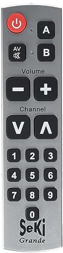 Seki Grande lernfähige Universal-Fernbedienung silber-schwarz