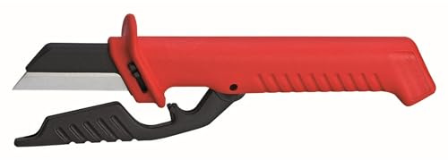 KNIPEX 98 56 1,000V Insulated Cable Knife with Guard