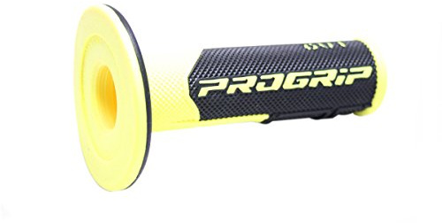 Progrip PA080100GF02 Progrip Lenkergriffe MX 801, Fluo Gelb/Schwarz