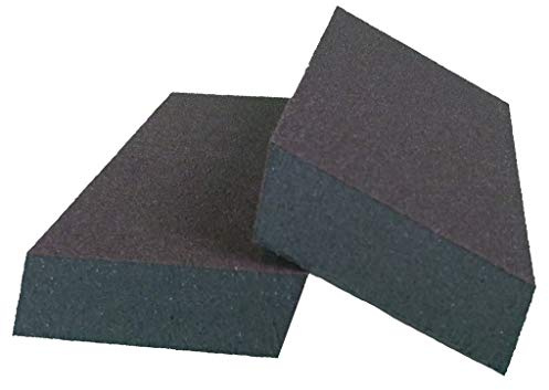 Johnson Abrasive Dual Angle Drywall Sanding Sponges - Medium/Fine Dual Grit - 24 Count Contractor Pack