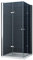 home-systeme Duschkabine Vigo 80 x 80 x 180 cm / 8 mm / Silber / ohne Duschtasse