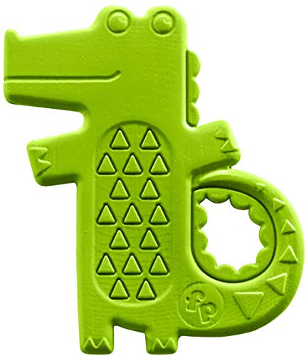 Fisher-Price Mattel DYF93 – krokodil besittningsring, gräsmattor/pärlringar