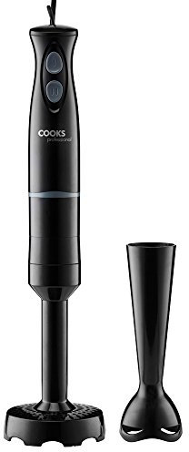Cooks Professional Electric Potato Masher and Immersion Hand Blender 200W with Variable Speed Control | Electric Handheld Mashing & Blending Machine for Fruit, Vegetables, Smoothies, Soup, Baby Food