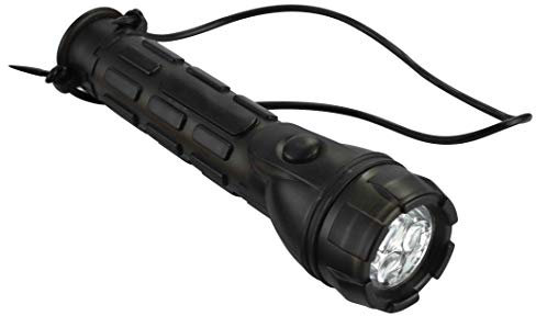 Electraline 58041 Lumina Lampe de Poche, 3 LEDs, torche d'urgence, Noir