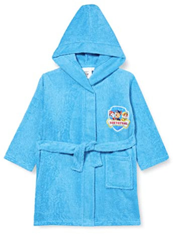 CTI Unisex Kinder Paw Patrol Bademantel, Blau, 98 EU