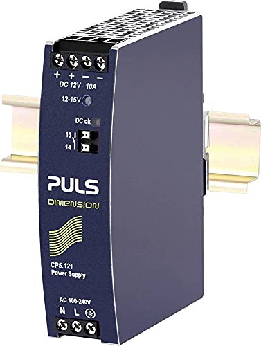 PULS Bloc d'alimentation pour rail DIN (rail DIN) 12 V/DC 120 W - Contenu : 1 pièce.