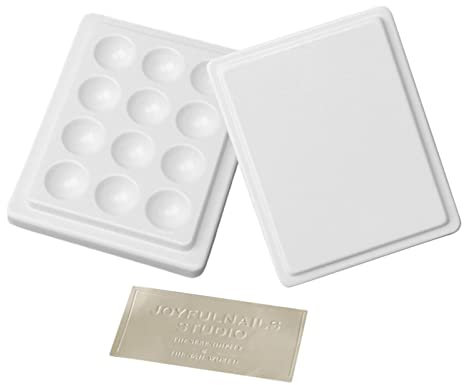 Colcolo Aquarell Palette mit Deckel 12 Loch Keramik, Porzellan Mix Künstler Palette, Aquarell, Gouache, Farbkolorierung