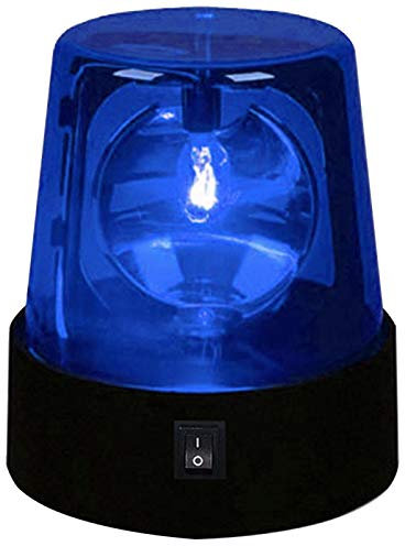 3-Inch 360° Stage Strobe Warning Beacon Siren - Disco Party DJ Light (Blue)