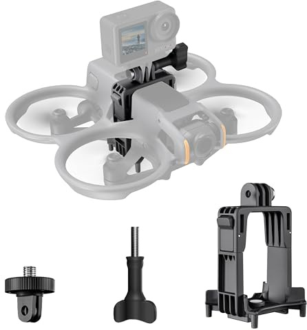 Avata 2 cámara de Montaje de extensión de Transporte de Montaje con Adaptador de Tornillo de 1/4 para dji Avata 2 Accesorios,Adecuado para Action5 Pro,para Gopro,Drone Soporte de la cámara