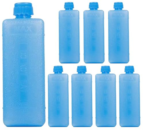 Set di 8 di ghiaccio riutilizzabili, a lunga durata, mattoncini refrigeranti extra freddi, set di scatole di per bevande, cibo, frigorifero, ventilatore, casa, cucina,