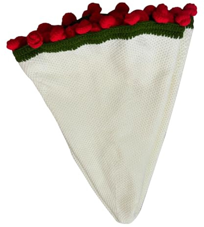 Kastfilt - virkade blommor bukett stickad | Romantisk mjuk tupplur sängkläder för sovrum, vardagsrum soffa och soffa, sovsal och spjälsäng