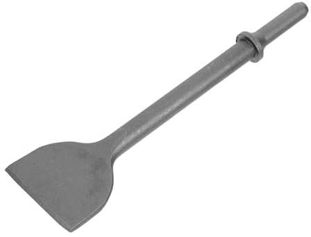 Burin Plat Pneumatique 1 Pièce en Acier Carbone à Mécanisme Pneumatique | Moins de Fatigue, Démontage Rapide, Rénovations Béton, Opérations sur Pièces Automobiles, sur Ciment