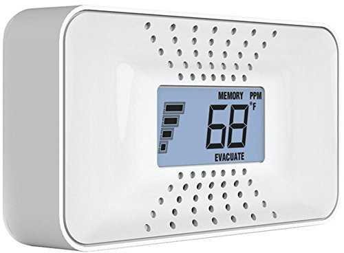 First Alert CO710 Carbon Monoxide Alarm with 10-Year Battery and Digital Temperature Display, 120 V, White, Pack of 1