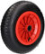 14 Pneu Roue Brouette Rouge 3.50 Lancement - 8 Poids léger 4plis 1 Bore