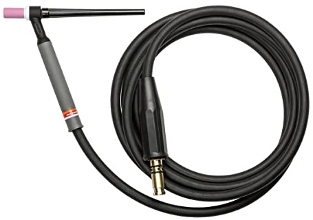 Lincoln Electric PTA-9 Ready to Weld TIG Torch - for Air-Cooled TIG Welding - Rigid Torch Head - 12.5 FT, 1 Piece Cable - K1782-16