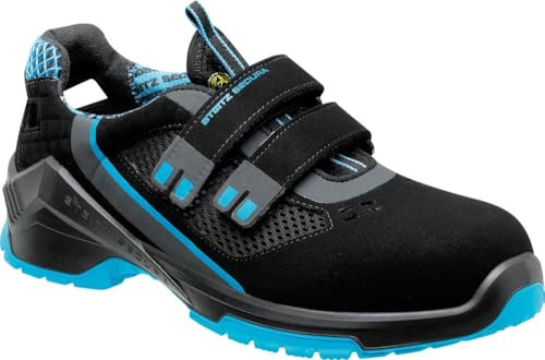 STEITZ SECURA VD PRO 1000 SF - Sandali di Sicurezza S1P SRC ESD EN ISO 20345, Colore: Blu, Nero