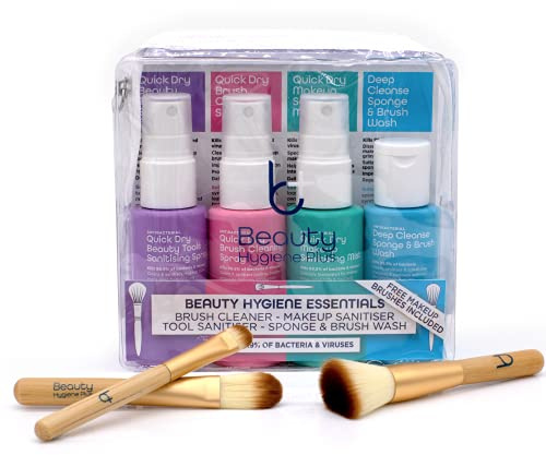 Beauty Hygiene Plus Essentials makeup brush and palette cleaner Antibacterial & Antiviral Quick Dry Conditioning