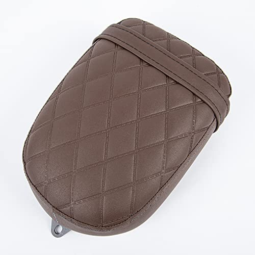 Cubierta de asiento de pasajero trasero de moto, guardabarros, sección trasera de carenado, almohadilla de cojín de cuero suave Para Rebel CMX 300 500 CMX300 CMX500 2017-2023 (Trasero-Marrón)
