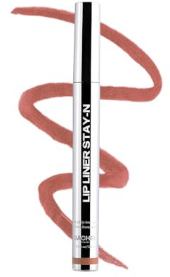 Sacheu Lip Liner STAY-N Peel Off Lip Stain - Long Lasting Waterproof Lip Tint with Hyaluronic Acid & Vitamin E – Transfer Proof Matte Finish, Vegan & Cruelty-Free (p-INKED)