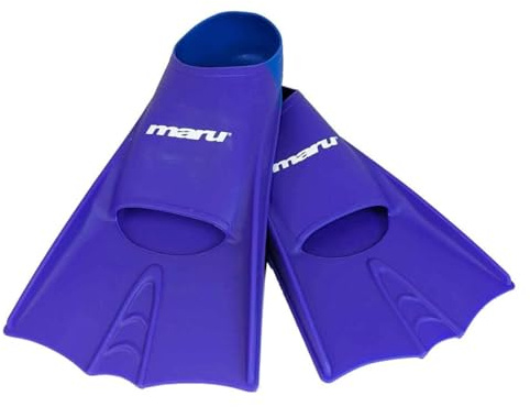 Trainingsflossen, Violett und Blau, Größe 44/46