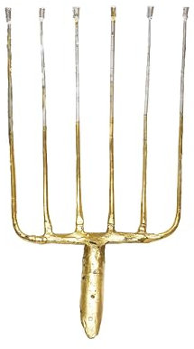 FORCA 6 Denti Curvata Senza Manico Forcone