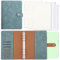 Ringbuch A5 Nachfüllbar, PU Leder Binder Notizbuch mit 135 Blättern Nachfüllpapier, Notizbuch Din A5 Ringbuch, Ringbuchmappe A5 Organizer Ringbuch, 6 Ringe, für Schulnotizen, Reisetagebücher, Planer