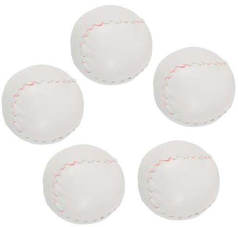 BESPORTBLE 5 Stück Softbälle für Kinder Weiche Trainingsbälle Elastischem Material für Baseball und Softballtraining für Anfänger und Outdoor Übungen