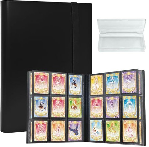 9-Pocket Trading Card Album, 360 Pockets Trading Card Binder Album for Loading Slot Trading Card Album Folder - Board, Collectible and Trading Card Games, Kids Adult Birthday Gifts