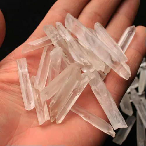 Obélisque en bâton de Cristal de Quartz Transparent en Pierre précieuse Naturelle de 3 à 10 cm, 1 pièce, 40 à 60 mm