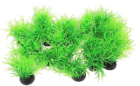 POPETPOP 20St Aquarienlandschaft Fischglas Aquarienpflanze Teich Aquariumdeckel aquariumpflanzen Dekoration für Wasserbecken Aquarium Pflanzendekor Wasserpflanzen Süßwasseraquarium Plastik