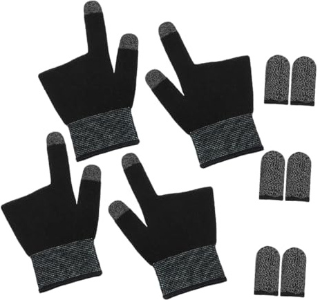 BCOATH 2par Mobilspelhandskar Med Pekskärm Ultra-tunna Fingerhandskar För Gaming Andningsbart Material Sport Och Biljard För Långa Spelsessioner