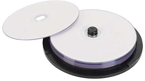 Dioche 16x DVD de Alta Velocidad R Discos en 4.7GB Material de PC de Almacenamiento Resistente Medios Grabables para Fotos de Video Música - 10 Paquetes (50 por ciento)