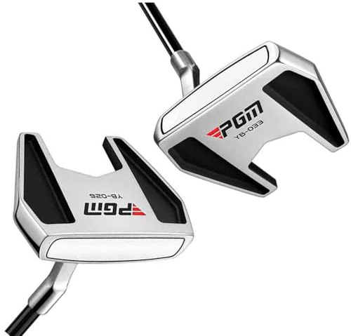 Maillet de golf pour gaucher/droitier pour homme et femme, putter de club de golf avec fonction de ramassage de balle, peut tenir debout avec couvre-club de golf de 86,4 cm, loft à 3 degrés (droit