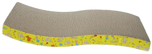 GRIRIW Planche à Gratter pour Chat Carton Ondulé Multifonction pour Griffer Détendre et Jouer Protection des Griffes et Activité pour Chats