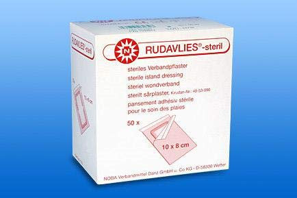 Noba Verbandmittel Rudavlies Sterilpflaster, Verschiedene Größen, 50 Stück