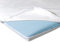 Softsan Protect Plus Matratzenbezug für Topper milbendicht 140x200x8 cm, Höhe 8 cm, Encasing, Milbenschutz für Hausstauballergiker milbenkotdicht Weiß