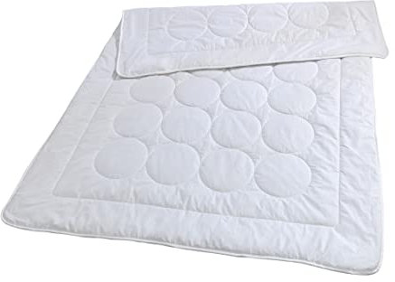 Maximex Camel Hair Duvet - Airy Light Camel Hair Blanket, Cotton, 135 x 200 cm, White