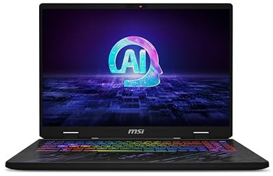 MSI Pulse 16 AI 16 Inch 16:10 QHD+ 240Hz Gaming Laptop - (Intel Core Ultra 7 155H, NVIDIA GeForce RTX 4060, 16GB RAM, 1TB SSD, Windows 11 Home) - Core Black