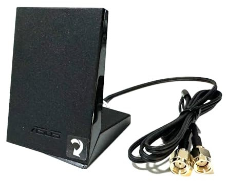 2T2R Antenna Dual Band Wi-Fi Moving Antenna with 2.62ft Extension Cable for PC Desktop Computer Motherboard WiFi Wireless Network Router