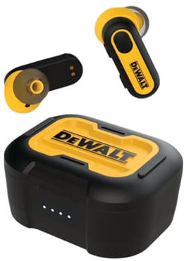 DEWALT Bluetooth® Jobsite Pro-X1 True Wireless Earbuds with Charging Case In-Ear Smart Sensor