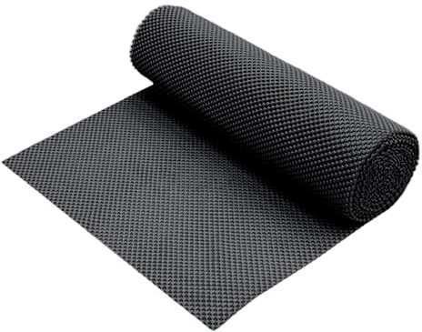 KESOTO Alfombrilla Antideslizante para Pilates, Ideal para Reformador Y Muebles, Negro