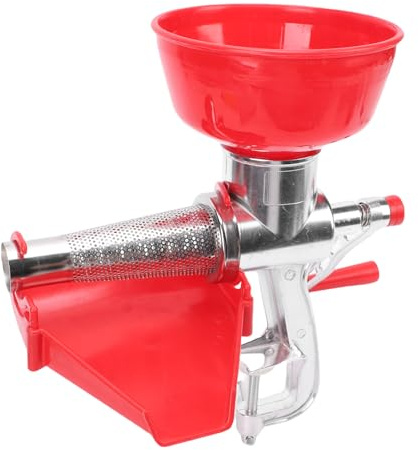 ASHATA Presse-Tomates, Passoire à Tomates, Moulin Manuel à Manivelle en Alliage D'aluminium ABS Sépare les Pelures de la Pulpe pour un Jus Lisse avec un Rangement et un Nettoyage