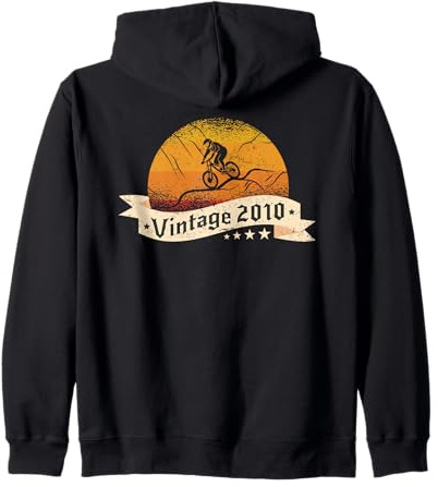 MTB Bike Ciclista Mountainbike Nacido 2010 Cumpleaños Bici Sudadera con Capucha