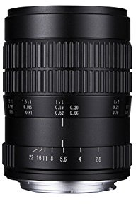 Laowa VEN6028C - Objetico de 60 mm para cámara Canon, f/2.8 2X, Color Negro
