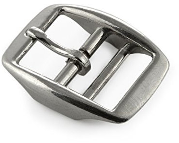 Ganzoo Gürtelschnalle aus Edelstahl, 4 Stück im Set, Gürtelschnallen für Damen und Herren, Paracord 550 buckle in silber, max. Breite Gürtel 25mm, Dornschliesse, Belt, Marke